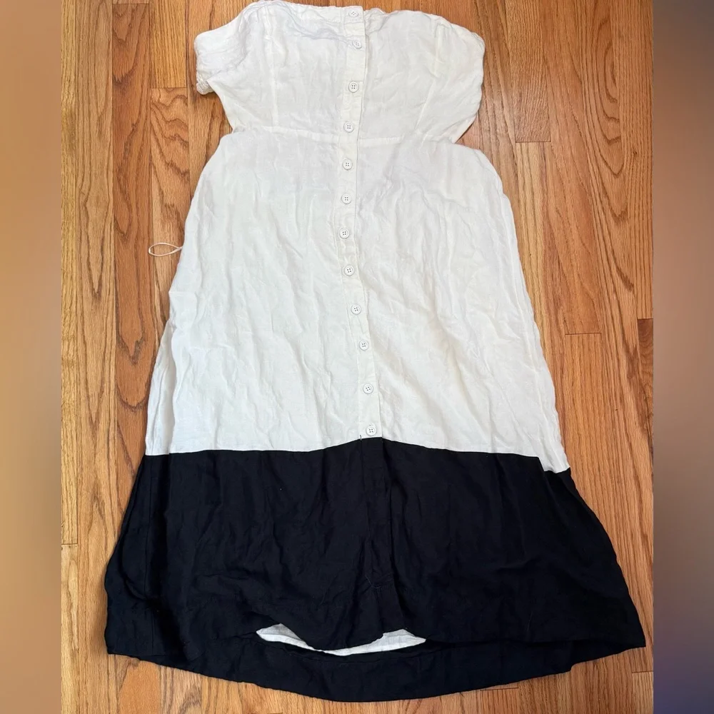 Anthropologie Maeve Colorblocked Contrast Midi Dress Size XL - Picture 2 of 7